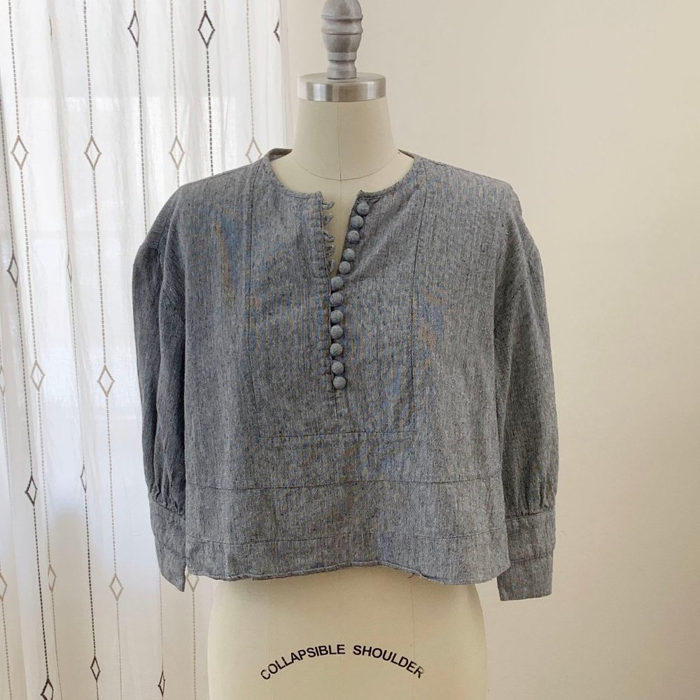 Apiece Apart cotton cropped shirt